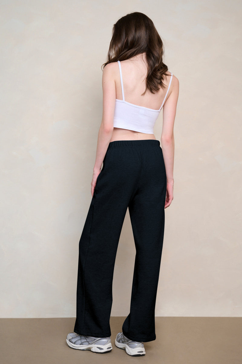 Core Stacked Logo Woman's Straight Leg Sweatpants
