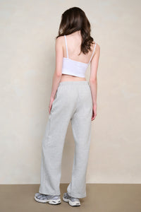 Core Stacked Logo Woman's Straight Leg Sweatpants