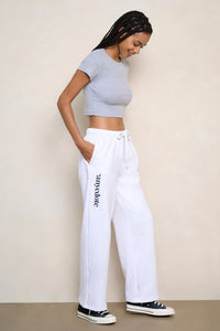 Core Vertical Logo Woman's Straight Leg Sweatpants