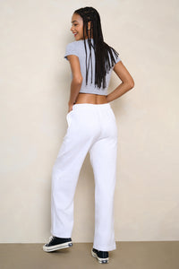 Core Vertical Logo Woman's Straight Leg Sweatpants